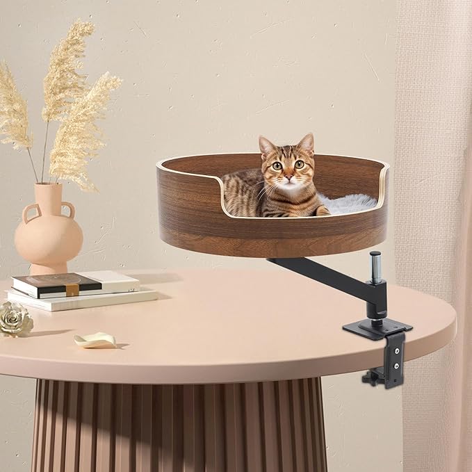 LuxyPace - Desk-Mounted Cat Bed